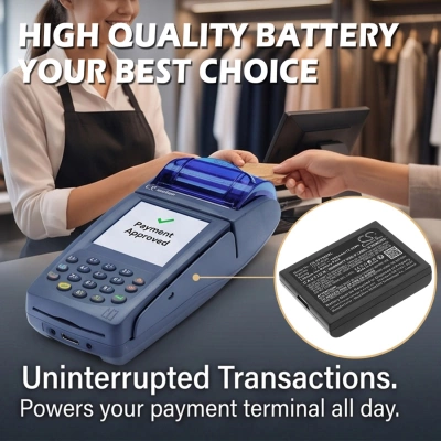 Аккумулятор VeriFone, 802B-WW-M05, M50, Nurit 8020, 1800 мАч, CS фото 2