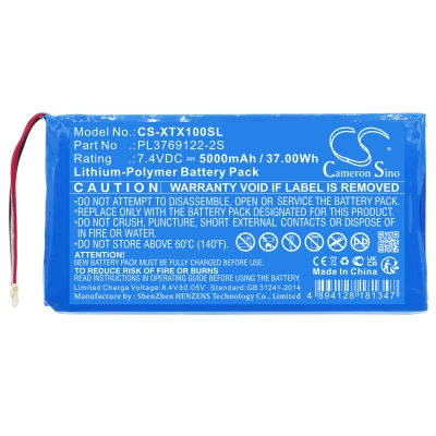 Аккумулятор XTOOL, X100 Pad 2, X100 Pad 2 Pro, X100 PAD2 Auto Key Programmers, 5000 мАч, CS фото 2