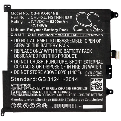 Аккумулятор HP, Chromebook X2, Chromebook X2 12-F000NA, Chromebook X2 12-F014DX, 6200 мАч, CS фото 2