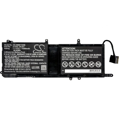 Аккумулятор Dell, Alienware 15 R3, Alienware 17 R4, ALW17C-D1748, 8300 мАч, CS фото 2