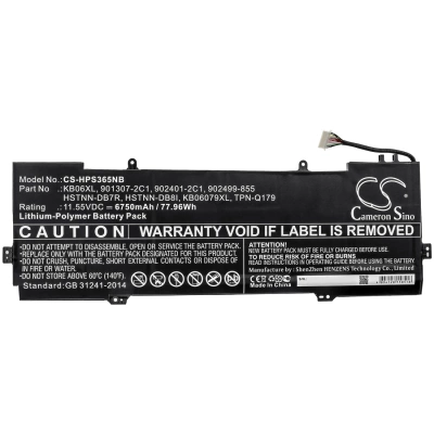 Аккумулятор HP, Spectre X360 15-BL001NV, Spectre X360 15-BL081NG, Spectre X360 15-BL102NO, 6750 мАч, CS фото 3