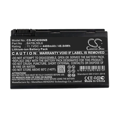 Аккумулятор Acer, Aspire 3100, Aspire 3103, Aspire 3104WLMiB120, 4400 мАч, CS фото 4