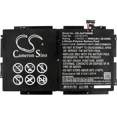 Аккумулятор Asus, Transformer Book T300FA, T300FA-FE001H, T300FA-DH12T-CA, 3900 мАч, CS фото 2