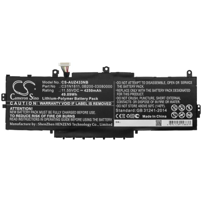 Аккумулятор Asus, ZenBook 14 UX433FN-BP8201T, ZenBook 14 UX433FN-A5080T, ZenBook 14 UX433FA-A5187R, 4250 мАч, CS фото 4