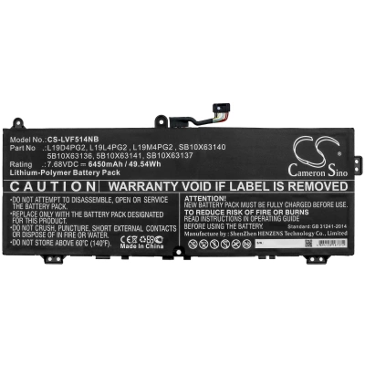 Аккумулятор Lenovo, IdeaPad Flex 5 1470, Flex 5 CB-13IML05 82B80006UX, Flex 5 CB-13IML05 82B8000RAU, 6450 мАч, CS фото 4