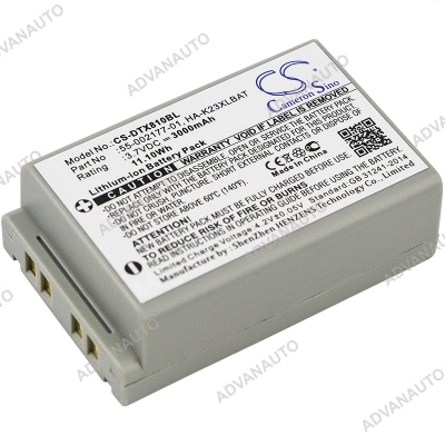Аккумулятор ТСД Casio DT-X200, DT-X8, 3000 mAh, CS фото 1
