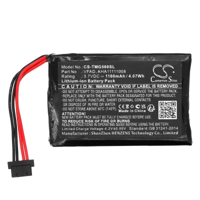Аккумулятор TomTom, 4FL50, 4FL60, Go 5000, 1100 мАч, CS фото 2