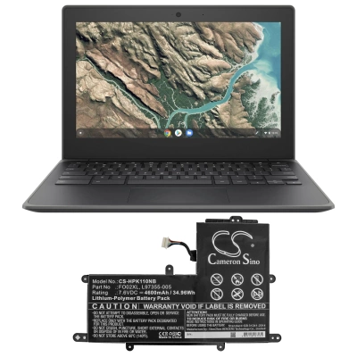 Аккумулятор HP, Chromebook 11A, Chromebook 11A-NA, Chromebook 11A-NA0015WM, 4600 мАч, CS фото 2