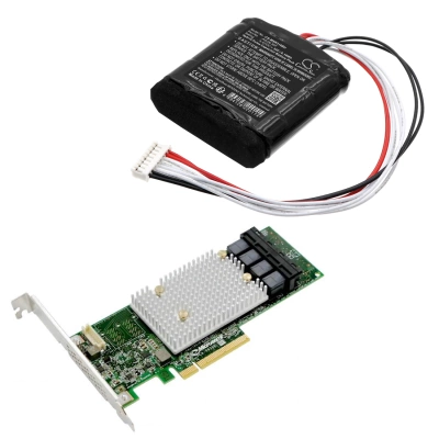 Батарея Microsemi, 2294600-R SmartRAID 3154-8i16e, SmartRAID ASR-3101-4i SAS Controller, 35 мАч, CS фото 5