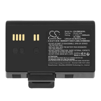 Аккумулятор Brother, RJ-3035B, RJ-3055WB, 3400 мАч, CS фото 3
