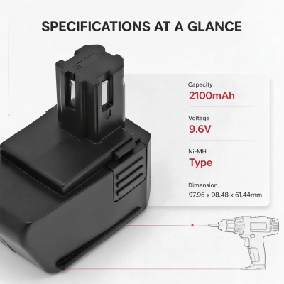 Аккумулятор HILTI, SFB105, SF100A, 2100 мАч, CS фото 7