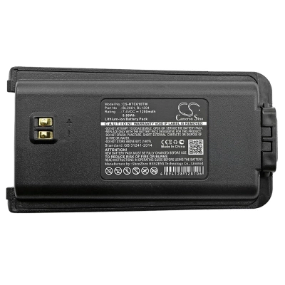 Аккумулятор Hytera TC-610, TC-610P, TC-610S, TC-618, TC-620, TC-626, 1200 mAh, CS фото 2