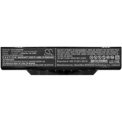 Аккумулятор Clevo, W255CEW, W130Ex, W130Hx, 5200 мАч, CS фото 3