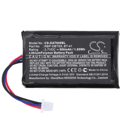 Аккумулятор сканера Datalogic RBP-6400, RIDA DBT6400, 500 mAh, CS фото 1
