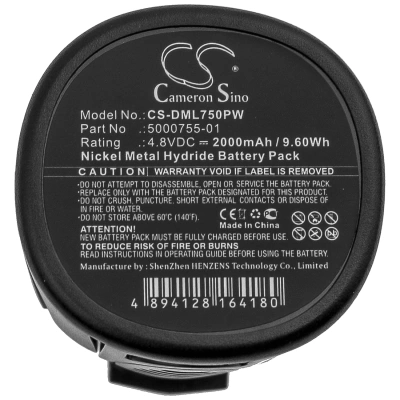 Аккумулятор Dremel, 750-02, MiniMite 750-02, 755-01, 2000 мАч, CS фото 5