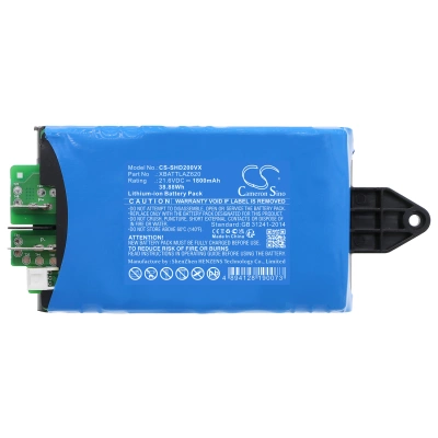 Аккумулятор Shark, HydroVac Cordless Pro XL, WD201, WD200, 1800 мАч, CS фото 3
