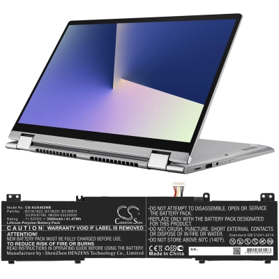 Аккумулятор Asus, UX462DA-2G, Zenbook Flip 14 UM462DA-AI015T, ZENBOOK FLIP 14 UX461FN-E1029T, 3600 мАч, CS фото 3