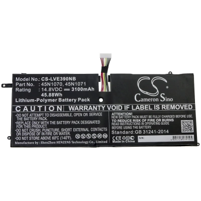 Аккумулятор Lenovo, ThinkPad X1 Carbon 3460-22U, ThinkPad X1 Carbon 3460-23U, ThinkPad X1 Carbon 3460-25U, 3100 мАч, CS фото 5