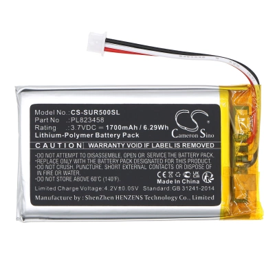 Аккумулятор Savant, Remote Control 500, SUR-0500, 1700 мАч, CS фото 4