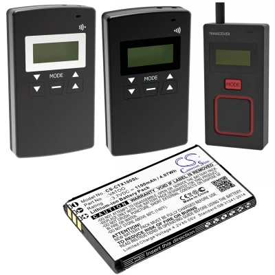 Аккумулятор Contacta, RF-TX1, RF-RX1, RF-TRX, 1100 мАч, CS фото 4