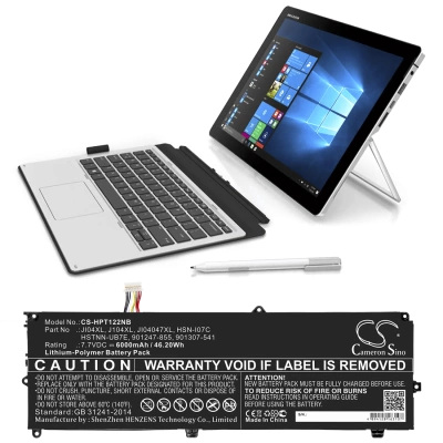 Аккумулятор HP, Elite X2 1012 G2 (1KE45AW), Elite X2 1012 G2 (1LW05EA), Elite X2 1012 G2 (1KE51AW), 6000 мАч, CS фото 3