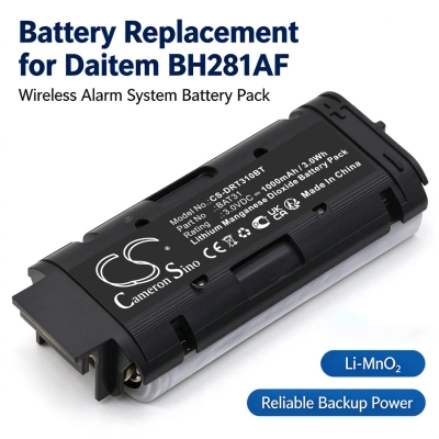 Батарея Daitem, SH274AX, SH272AX, BH281AF, 1000 мАч, CS фото 4