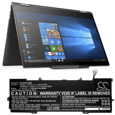 Аккумулятор HP, Spectre X360 15-CH000NA, Spectre X360 15-CH000NB, Spectre X360 15-CH000ND, 7150 мАч, CS фото 4