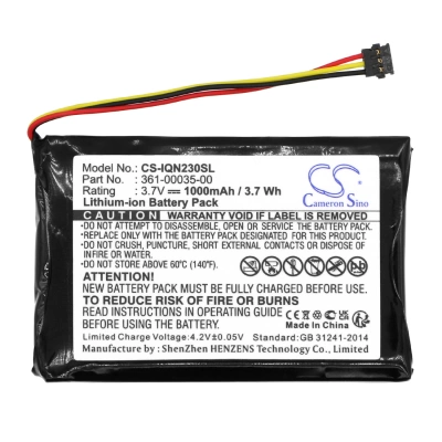 Аккумулятор Garmin, Nuvi 2300, Nuvi 2300LM, Nuvi 2350LT, 1000 мАч, CS фото 2