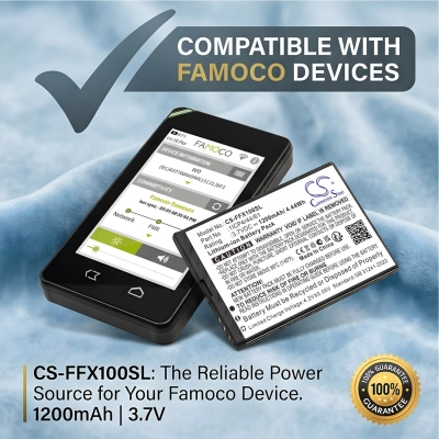 Аккумулятор FAMOCO, FX110, 1200 мАч, CS фото 3