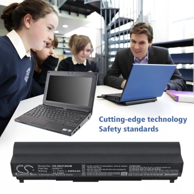 Аккумулятор Dell, Latitude 2100, Latitude 2110, Latitude 2120, 4400 мАч, CS фото 4