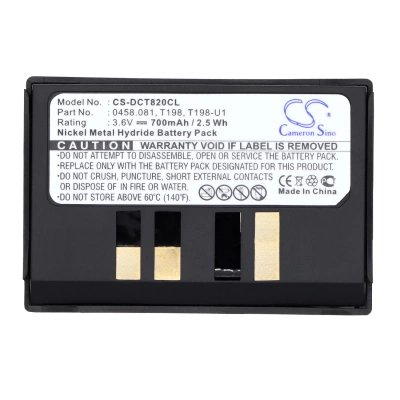 Аккумулятор Dancall, Dect 8200, Dect 8400, Dect 8500, 700 мАч, CS фото 2