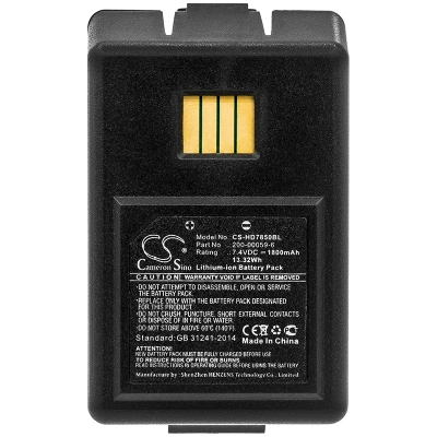 Аккумулятор ТСД Honeywell Dolphin 7850, 1800 mAh, CS фото 1