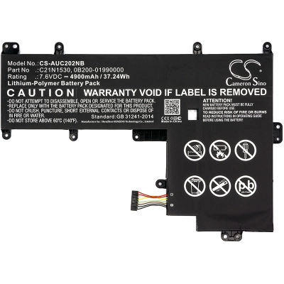 Аккумулятор Asus, Chromebook C202, Chromebook C202SA, Chromebook C202SA-2A, 4900 мАч, CS фото 3