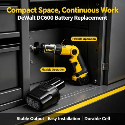 Аккумулятор DeWalt, DC600 Screwdriver, DC600KA, DC600-GB, 3300 мАч, CS фото 6