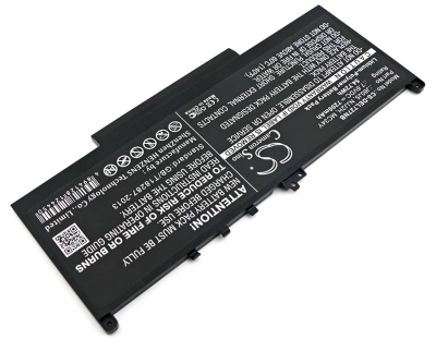 Аккумулятор Dell, Latitude 12 E7270, Latitude 12 E7470, Latitude 14 E7470(N016L74701580CN), 7200 мАч, CS фото 2