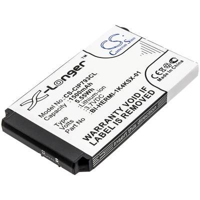 Аккумулятор Cisco, 7925G, 7926G, 7925G-EX, 1500 мАч, 64,08 × 39,25 × 6,20 мм, CS фото 1