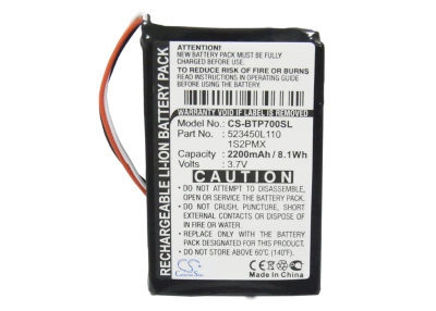 Аккумулятор Blaupunkt, TravelPilot 500, TravelPilot 700, 2200 мАч, CS фото 5