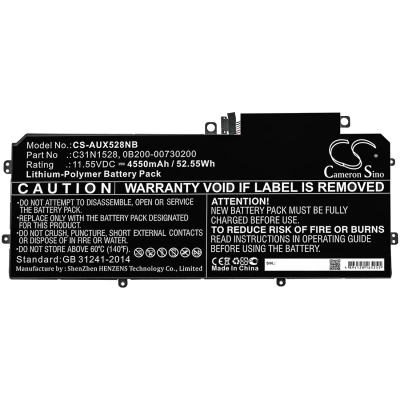 Аккумулятор Asus, UX360CA, UX360CA-FC060T, ZenBook Flip UX360CA-C4215T, 4550 мАч, CS фото 2