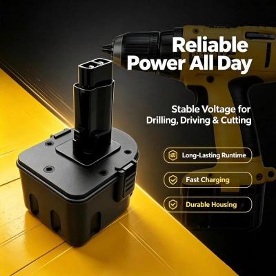 Аккумулятор DeWalt, 2802K, 2812B, 2812K, 3000 мАч, CS фото 2