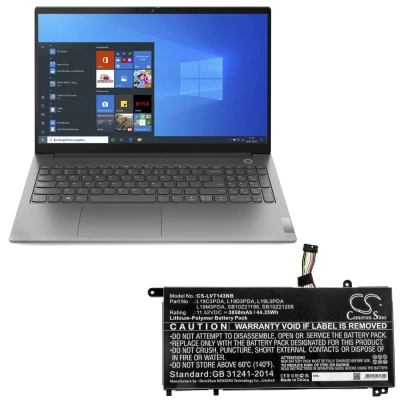 Аккумулятор Lenovo, ThinkBook 14 G2 ITL, ThinkBook 14 G2 ITL(20VD), ThinkBook 14 G2 ITL(20VD000AGE), 3850 мАч, CS фото 2