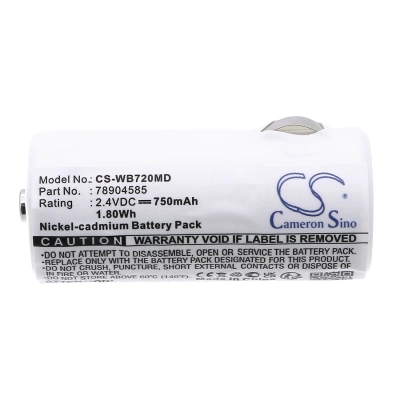 Аккумулятор Diversified Medical | Cardinal Medical | Welch-Allyn, N MNC720W, CJB-720, 617, 750 мАч, CS фото 2