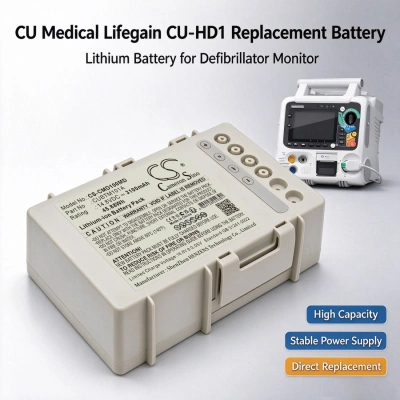 Аккумулятор CU Medical, Defibrillator Lifegain CU-HD1, 3100 мАч, CS фото 2