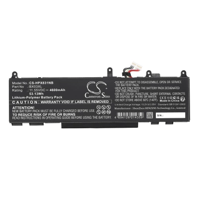 Аккумулятор HP, Elite X360 830 G11 2 In 1, Elite X360 830 G11 2 In 1 8L3M9AV, Elite X360 830 G11 2 In 1 8L3P5AV, 4600 мАч, CS фото 4