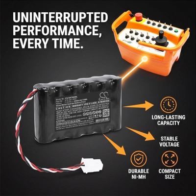 Аккумулятор KAR-TECH, 3B0752B Wireless Remote Transmitter Controller, 3B0982C Wireless Remote Transmitter Controller, 2500 мАч, CS фото 8