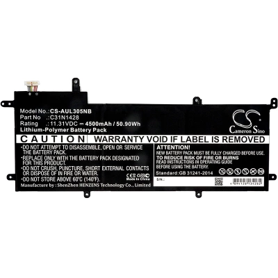 Аккумулятор Asus, Zenbook UX305LA, Zenbook UX305UA-FC002R, UX305LA-FB004T, 4500 мАч, CS фото 2