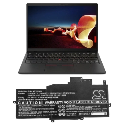 Аккумулятор Lenovo, ThinkPad X1 Nano, ThinkPad X1 Nano-20UN002UGE, ThinkPad X1 Nano Gen 1-20UN000SSC, 4050 мАч, CS фото 5