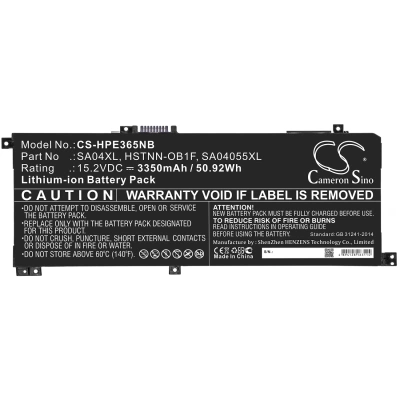 Аккумулятор HP, Envy X360 15-DS0002NC, Envy X360 15-dr0005na, Envy X360 15-DR0002NX, 3350 мАч, CS фото 3