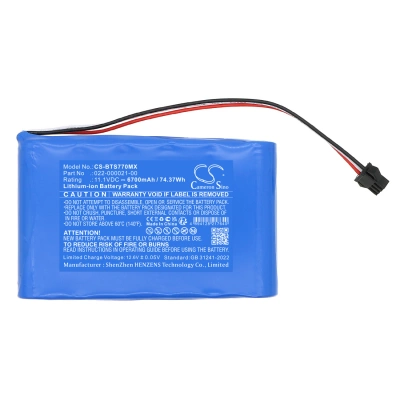 Аккумулятор Bistos, BT-740 pulse oximeter, BT-770 pulse oximeter, BT740 pulse oximeter, 6700 мАч, CS фото 5