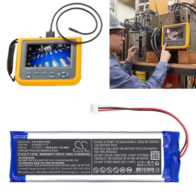 Аккумулятор Fluke, DS701 Diagnostic Videoscope, DS703 Diagnostic Videoscope, 7000 мАч, CS фото 3