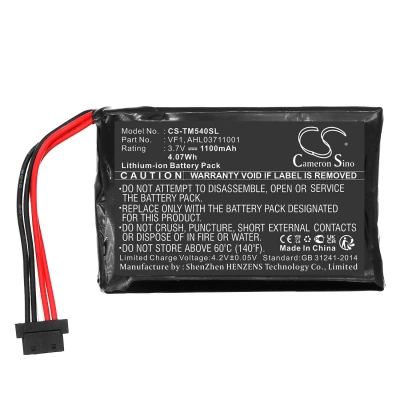 Аккумулятор TomTom, Go 540, Go 540 Live, 4CF5.002.00, 1100 мАч, CS фото 2